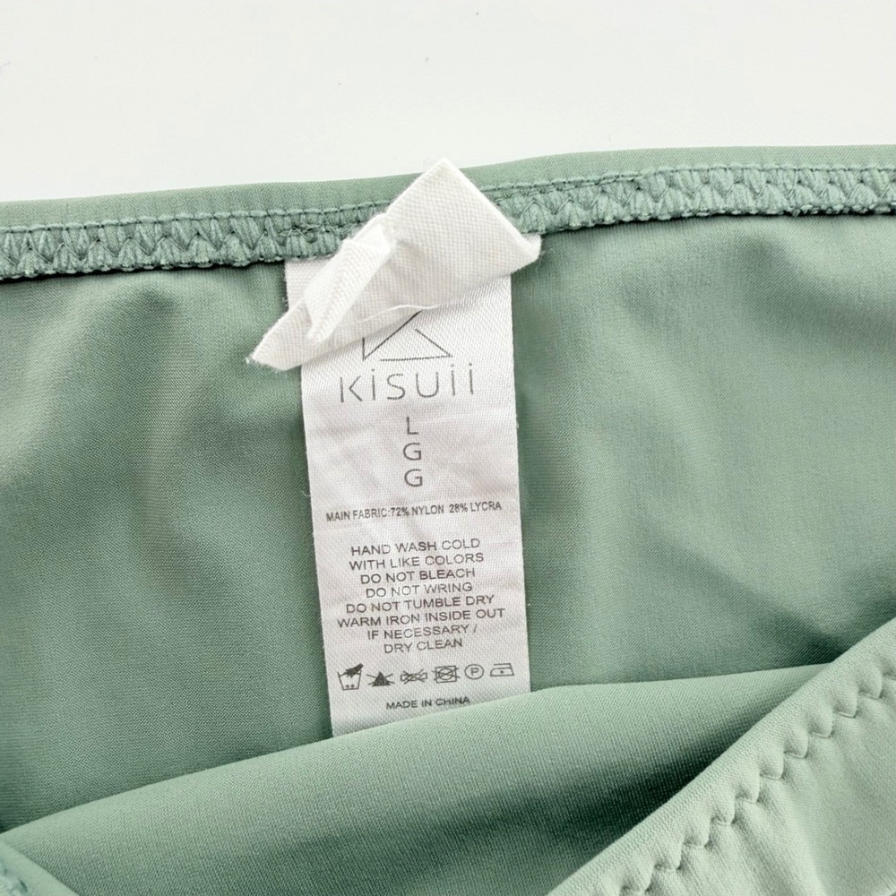Kisuii x Barneys Bikini Mediterranean Resort Chic Smocked Coastal Quiet Luxury - Picture 8 of 9